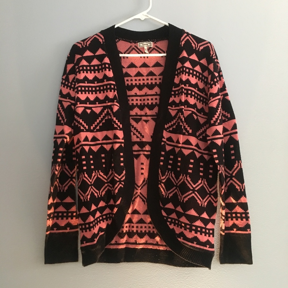 Aztec Print Cardigan